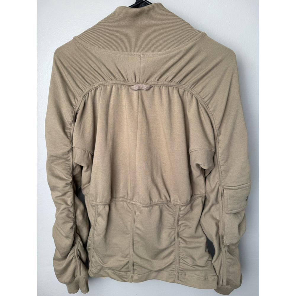 Free People Foundation Jacket – Olive Green, Size Medium - Picture 3 of 14